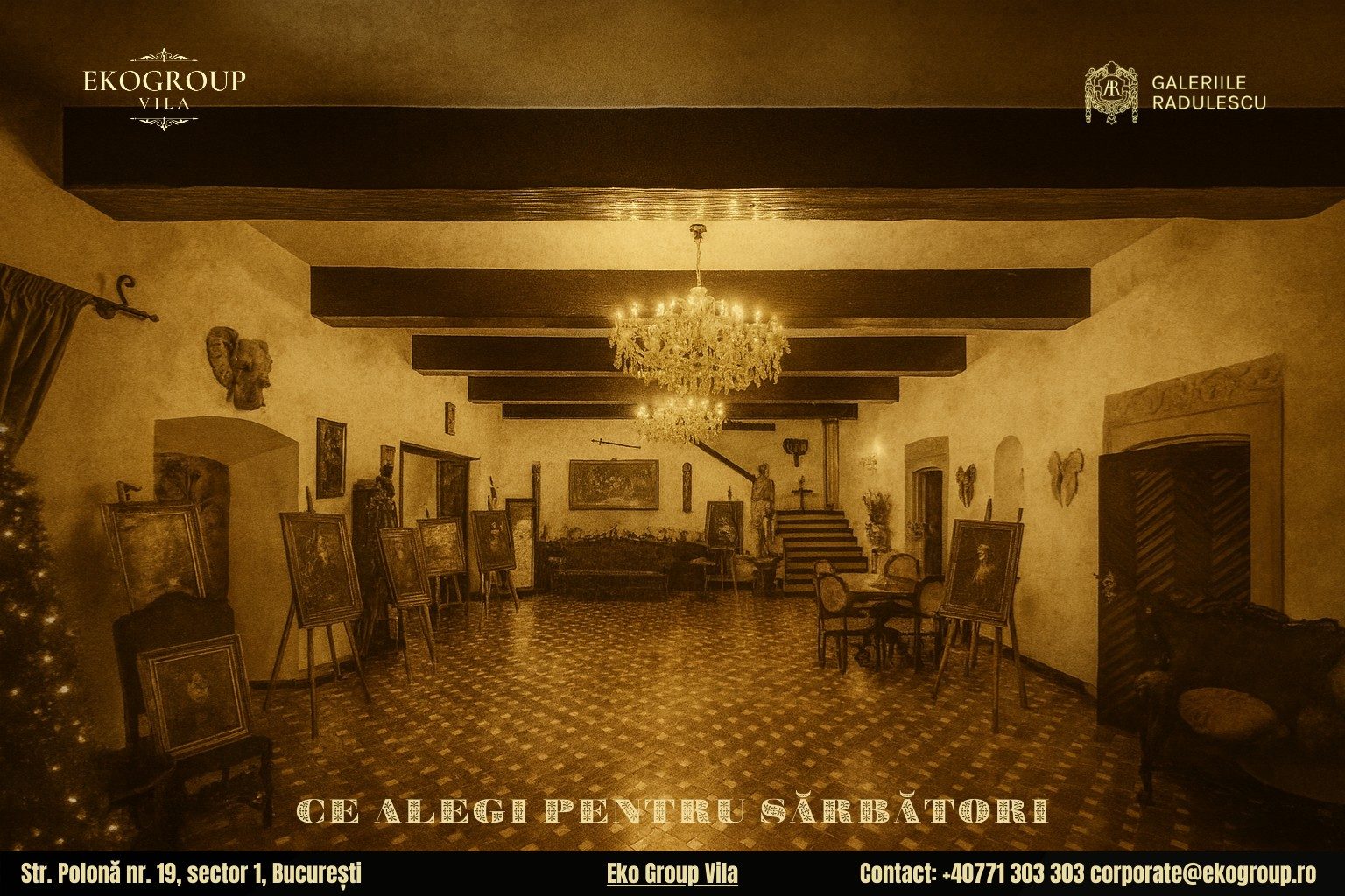 Zile libere decembrie: O călătorie fermecătoare în Crăciunul anilor ’30 la Eko Group Vila